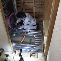 浴室、洗面、トイレ、シロアリ施工事例6