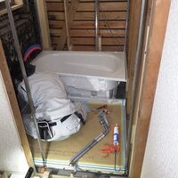 浴室、洗面、トイレ、シロアリ施工事例7