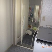 浴室入口サッシ　施工事例　　2