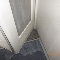 浴室入口サッシ　施工事例　1
