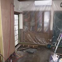 キッチン下地、工事中