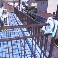 コピーテラス鉄骨手摺